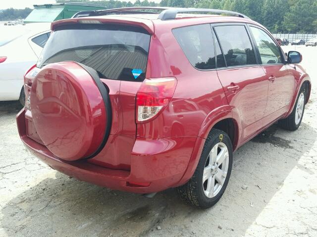 JTMZD32VX65019091 - 2006 TOYOTA RAV4 RED photo 4