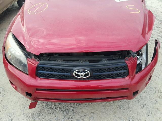 JTMZD32VX65019091 - 2006 TOYOTA RAV4 RED photo 7