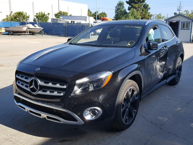 WDCTG4GB7JJ436406 - 2018 MERCEDES-BENZ GLA 250 4M BLACK photo 2