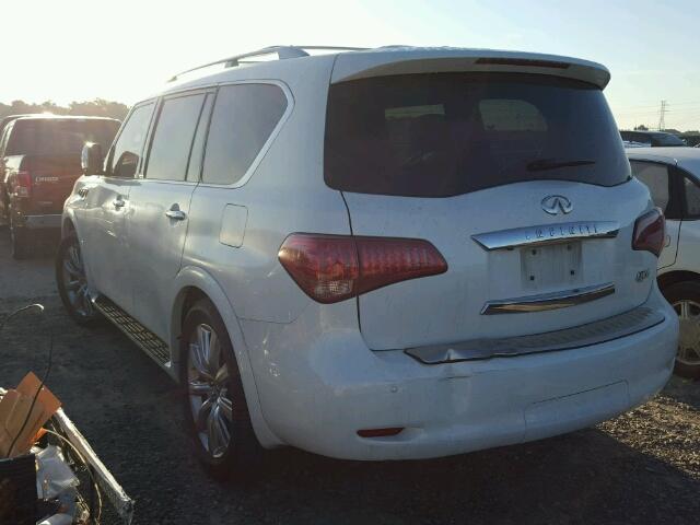 JN8AZ2NF7D9530832 - 2013 INFINITI QX56 WHITE photo 3