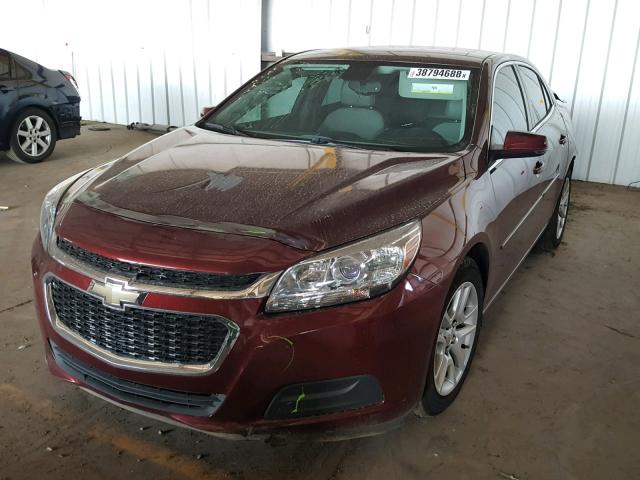 1G11C5SLXFF348922 - 2015 CHEVROLET MALIBU 1LT წითელი ფოტო 2