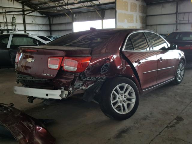 1G11C5SLXFF348922 - 2015 CHEVROLET MALIBU 1LT წითელი ფოტო 4