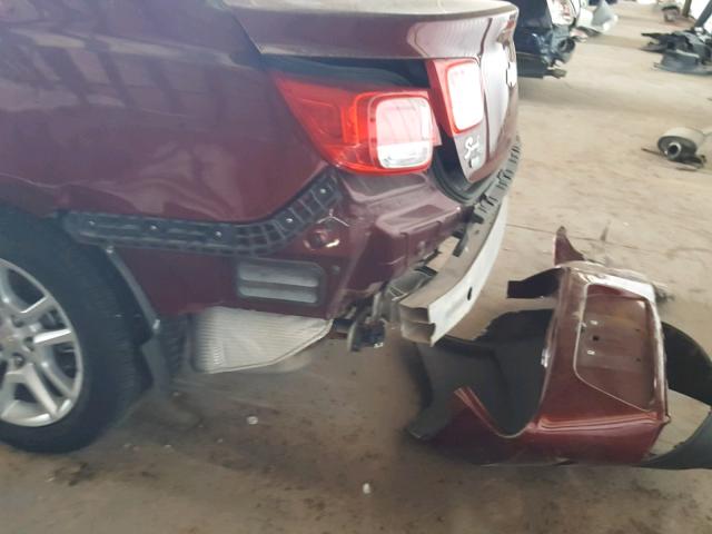 1G11C5SLXFF348922 - 2015 CHEVROLET MALIBU 1LT წითელი ფოტო 9