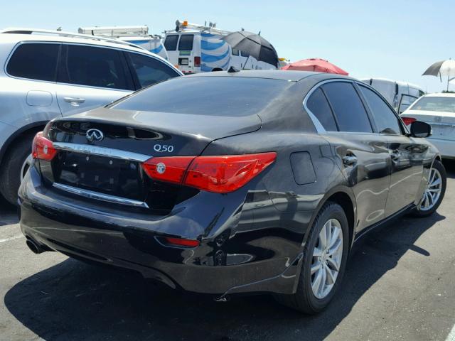 JN1EV7APXHM742621 - 2017 INFINITI Q50 PREMIU BLACK photo 4