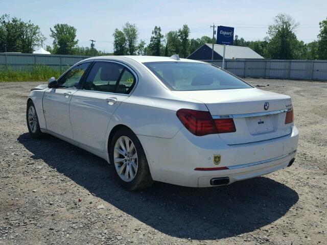 WBAYE4C53DDW22624 - 2013 BMW 740 LI WHITE photo 3