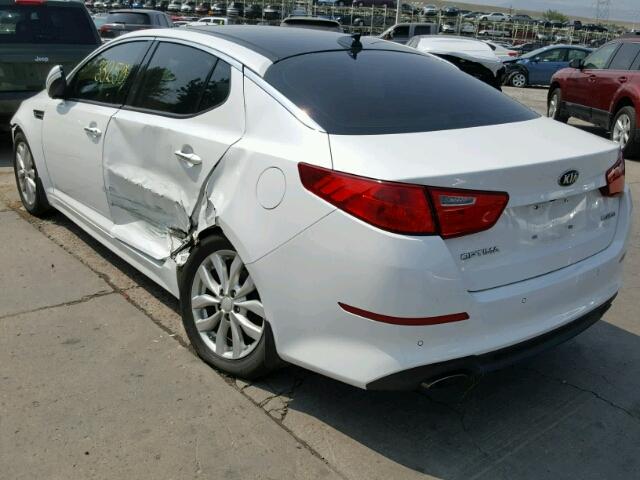 5XXGN4A7XEG288652 - 2014 KIA OPTIMA EX WHITE photo 3