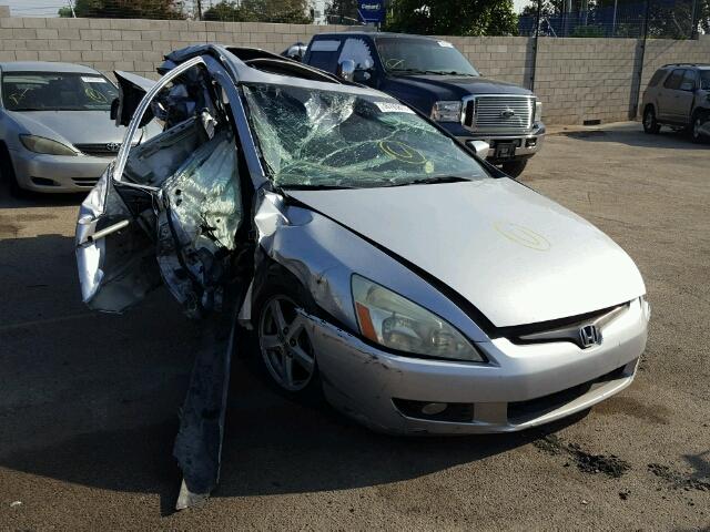 1HGCM71574A010403 - 2004 HONDA ACCORD EX SILVER photo 1