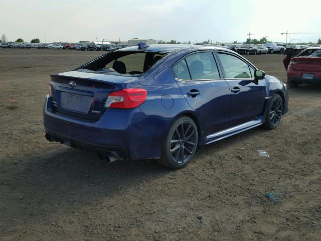 JF1VA1C69J8825486 - 2018 SUBARU WRX PREMIU BLUE photo 4