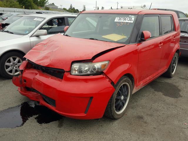 JTLKE50E491094978 - 2009 TOYOTA SCION XB Қызыл фото 2