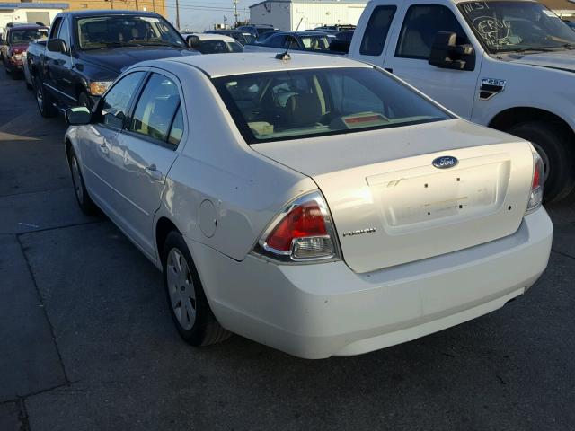 3FAHP06Z18R133601 - 2008 FORD FUSION S WHITE photo 3