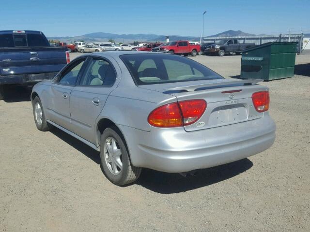 1G3NL52F04C152988 - 2004 OLDSMOBILE ALERO GL SILVER photo 3