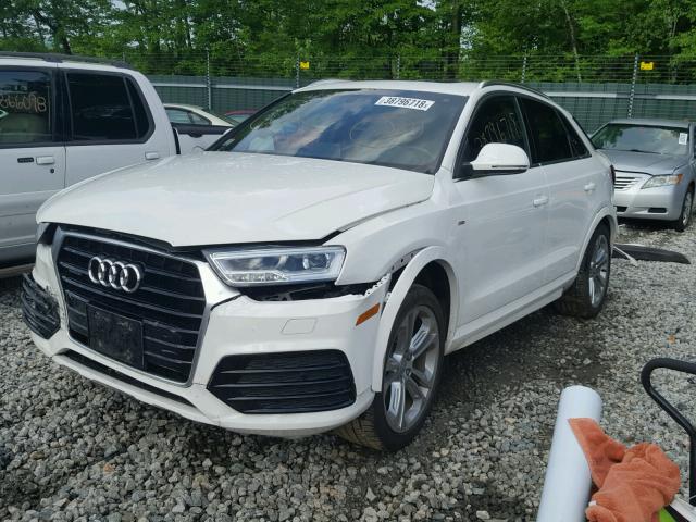 WA1GCCFS5HR009147 - 2017 AUDI Q3 PRESTIG WHITE photo 2