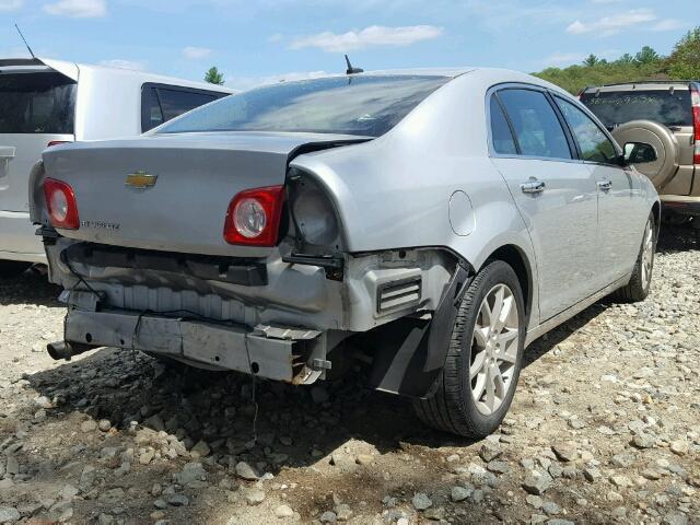 1G1ZE5E15BF382851 - 2011 CHEVROLET MALIBU LTZ 银色 照片 4