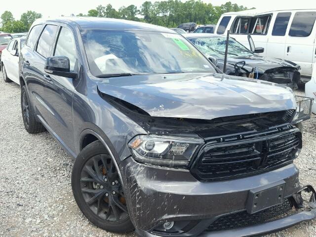 1C4SDJCT3GC424998 - 2016 DODGE DURANGO R/ GRAY photo 1