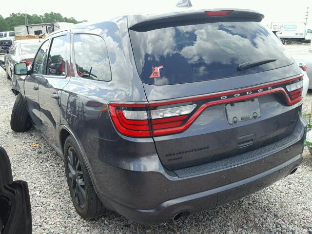 1C4SDJCT3GC424998 - 2016 DODGE DURANGO R/ GRAY photo 3