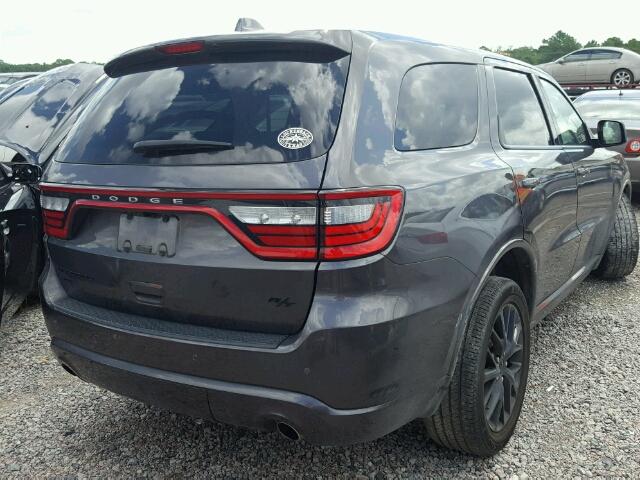 1C4SDJCT3GC424998 - 2016 DODGE DURANGO R/ GRAY photo 4