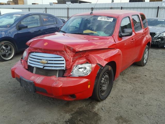 3GNBAAFW5BS639808 - 2011 CHEVROLET HHR RED photo 2