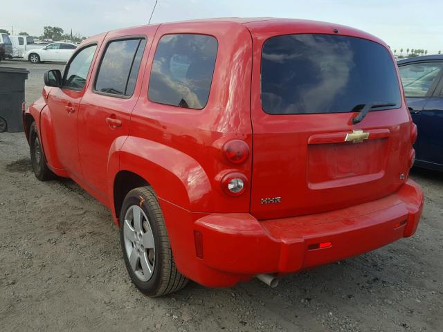 3GNBAAFW5BS639808 - 2011 CHEVROLET HHR RED photo 3