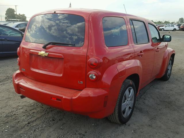 3GNBAAFW5BS639808 - 2011 CHEVROLET HHR RED photo 4