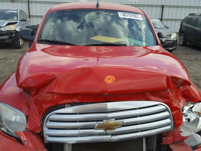 3GNBAAFW5BS639808 - 2011 CHEVROLET HHR RED photo 8