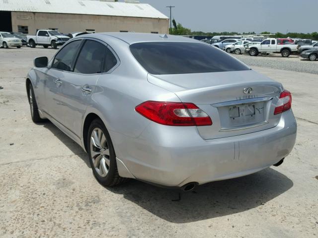 JN1EY1AP3CM910354 - 2012 INFINITI M35H SILVER photo 3