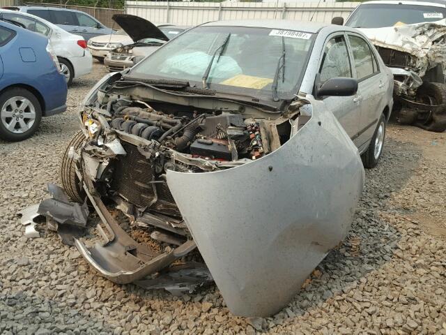 1NXBR32E73Z054770 - 2003 TOYOTA COROLLA CE SILVER photo 2