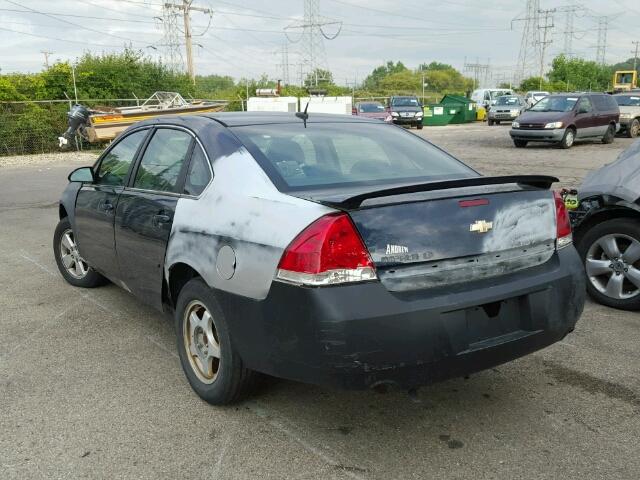 2G1WT58K981346237 - 2008 CHEVROLET IMPALA LT BLUE photo 3