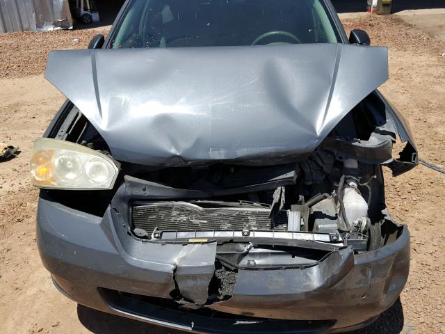 1G1ZS58F47F307212 - 2007 CHEVROLET MALIBU LS ვერცხლისფერი ფოტო 7