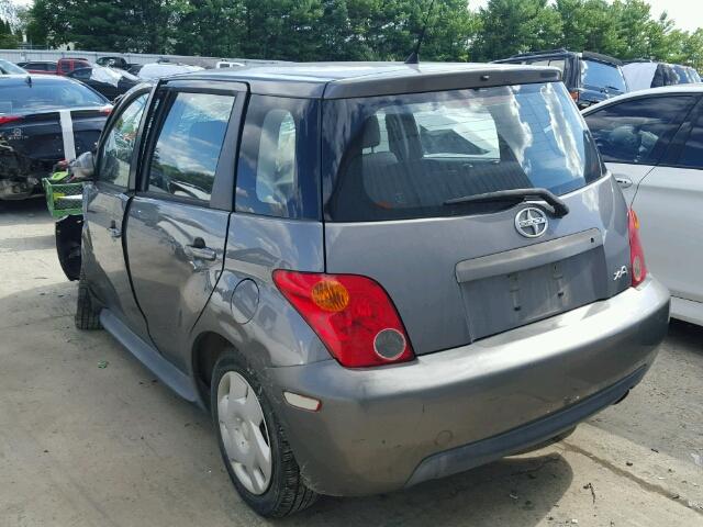 JTKKT624750078486 - 2005 TOYOTA SCION XA GRAY photo 3