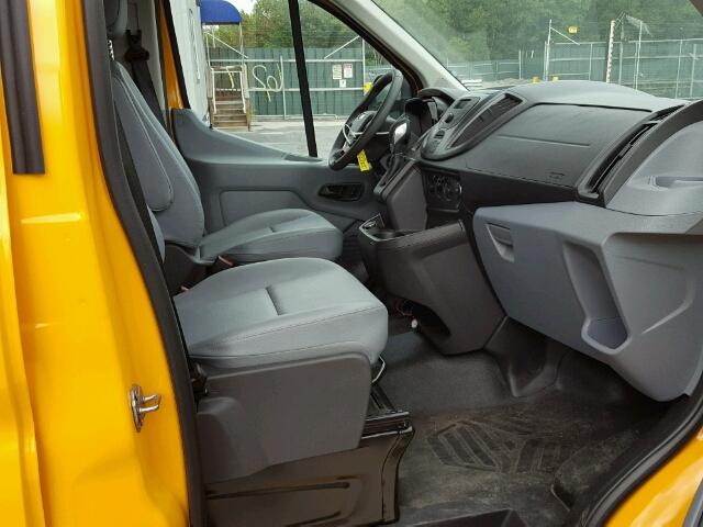 1FMZK1YM8HKA40269 - 2017 FORD TRANSIT YELLOW photo 5