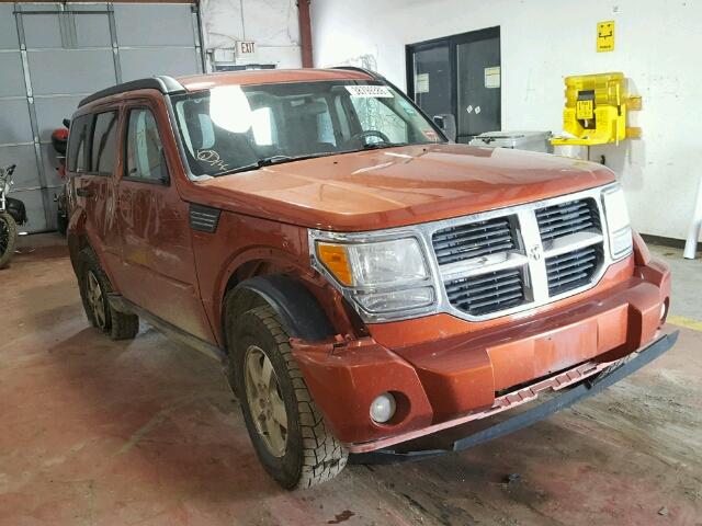 1D8GU28K18W105175 - 2008 DODGE NITRO SXT ORANGE photo 1