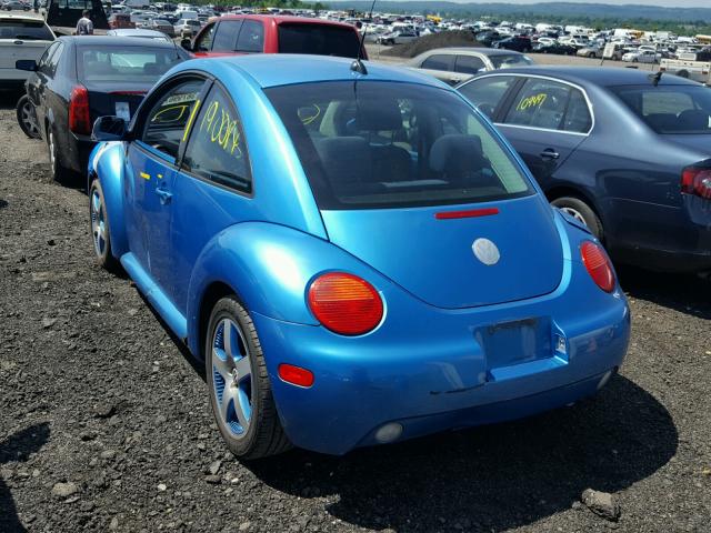 3VWGK31CX4M422358 - 2004 VOLKSWAGEN NEW BEETLE ლურჯი ფოტო 3