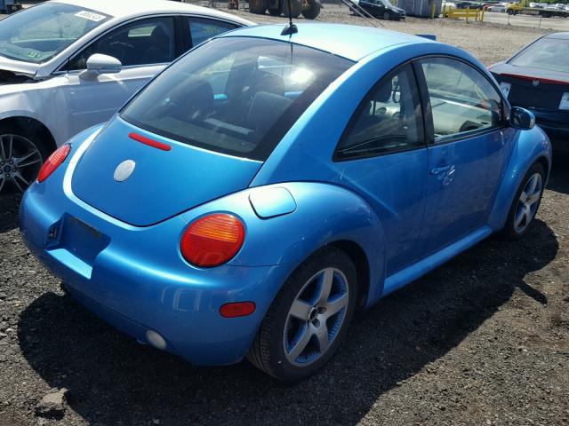 3VWGK31CX4M422358 - 2004 VOLKSWAGEN NEW BEETLE ლურჯი ფოტო 4