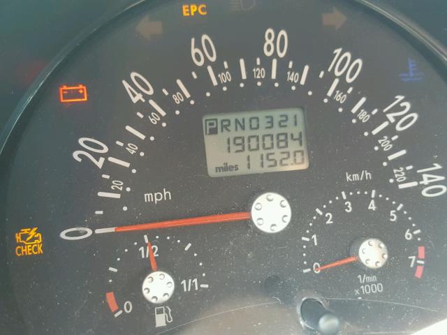 3VWGK31CX4M422358 - 2004 VOLKSWAGEN NEW BEETLE ლურჯი ფოტო 8