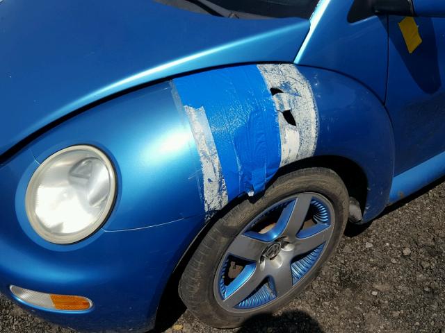 3VWGK31CX4M422358 - 2004 VOLKSWAGEN NEW BEETLE ლურჯი ფოტო 9