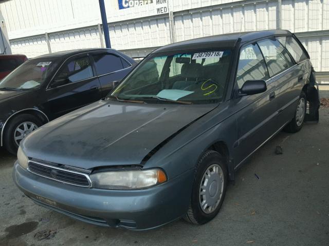 4S3BK6359S7346569 - 1995 SUBARU LEGACY L/O GREEN photo 2