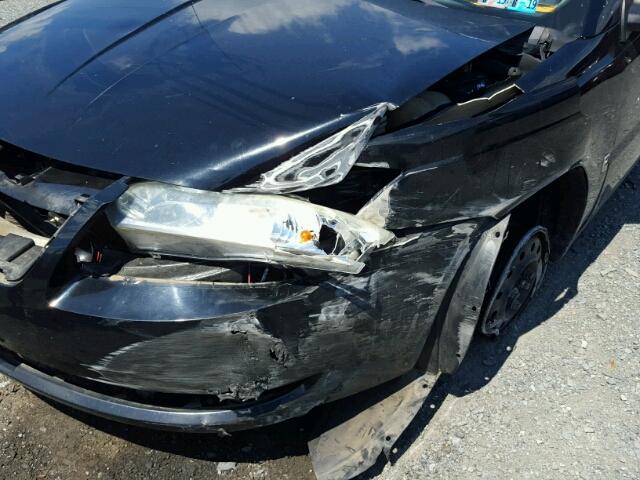 1G8AG52F85Z171803 - 2005 SATURN ION LEVEL BLACK photo 9