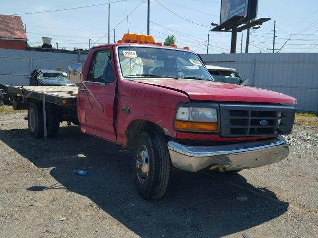 3FEKF37HXVMA50047 - 1997 FORD F350 RED photo 1