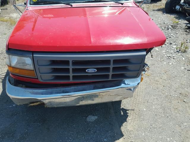 3FEKF37HXVMA50047 - 1997 FORD F350 RED photo 7