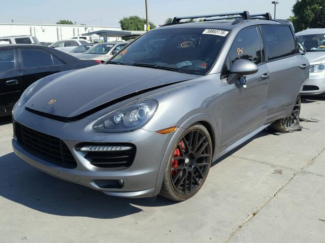 WP1AD2A21DLA76088 - 2013 PORSCHE CAYENNE GT CHARCOAL photo 2