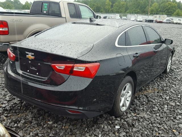 1G1ZB5ST7HF194887 - 2017 CHEVROLET MALIBU LS BLACK photo 4