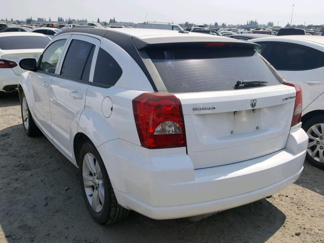 1B3CB3HA4BD297762 - 2011 DODGE CALIBER MA WHITE photo 3