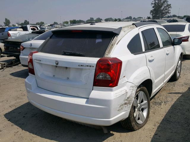 1B3CB3HA4BD297762 - 2011 DODGE CALIBER MA WHITE photo 4