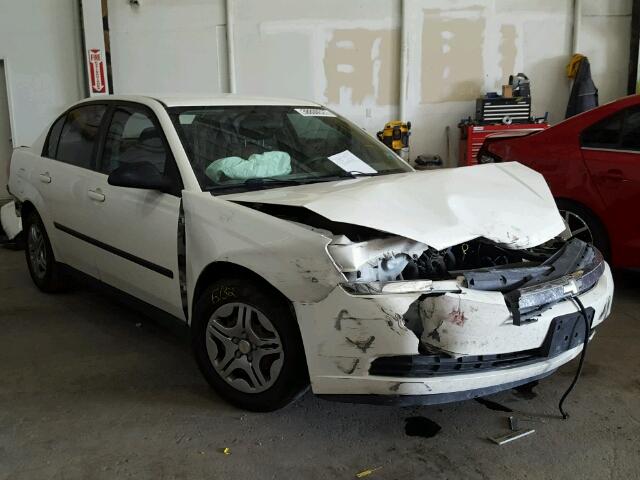 1G1ZS52F95F235316 - 2005 CHEVROLET MALIBU WHITE photo 1