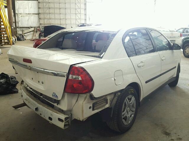 1G1ZS52F95F235316 - 2005 CHEVROLET MALIBU WHITE photo 4