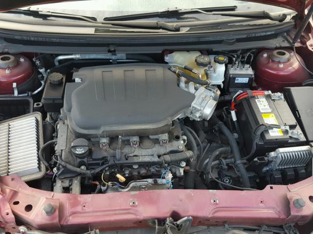 1G1ZE5E71AF323203 - 2010 CHEVROLET MALIBU LTZ 红色 照片 7