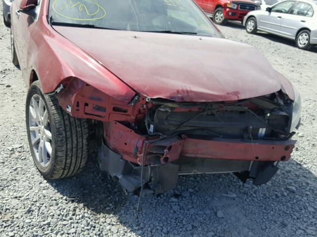 1G1ZE5E71AF323203 - 2010 CHEVROLET MALIBU LTZ 红色 照片 9