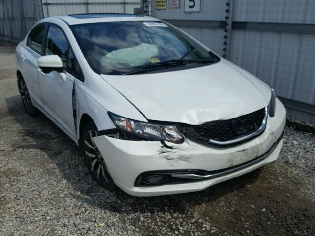 19XFB2F99FE083322 - 2015 HONDA CIVIC EXL 白色 照片 1