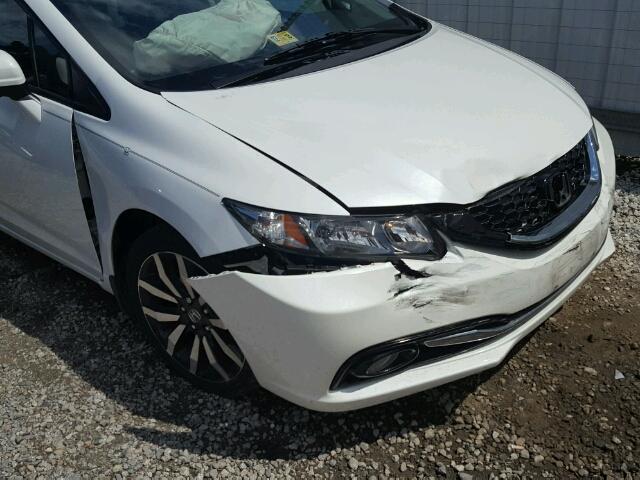 19XFB2F99FE083322 - 2015 HONDA CIVIC EXL 白色 照片 9