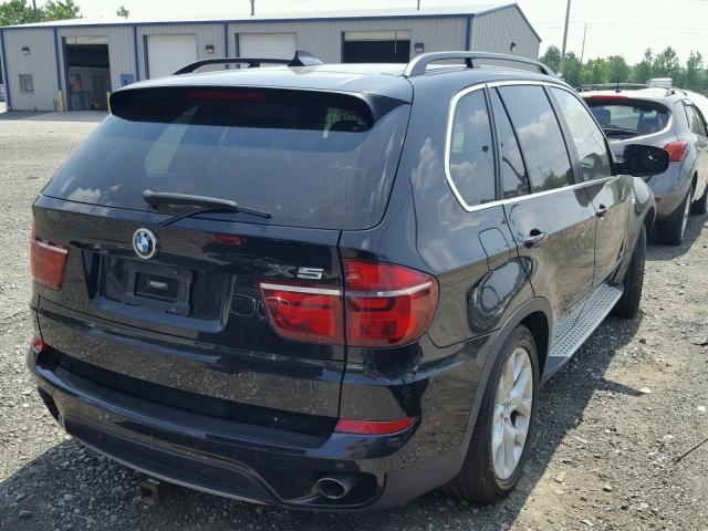 5UXZV4C51D0B20971 - 2013 BMW X5 XDRIVE3 BLACK photo 4